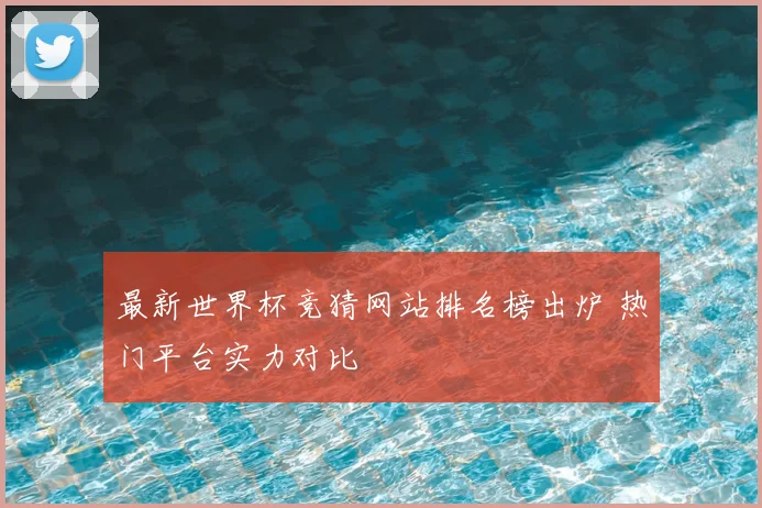 最新世界杯竞猜网站排名榜出炉 热门平台实力对比